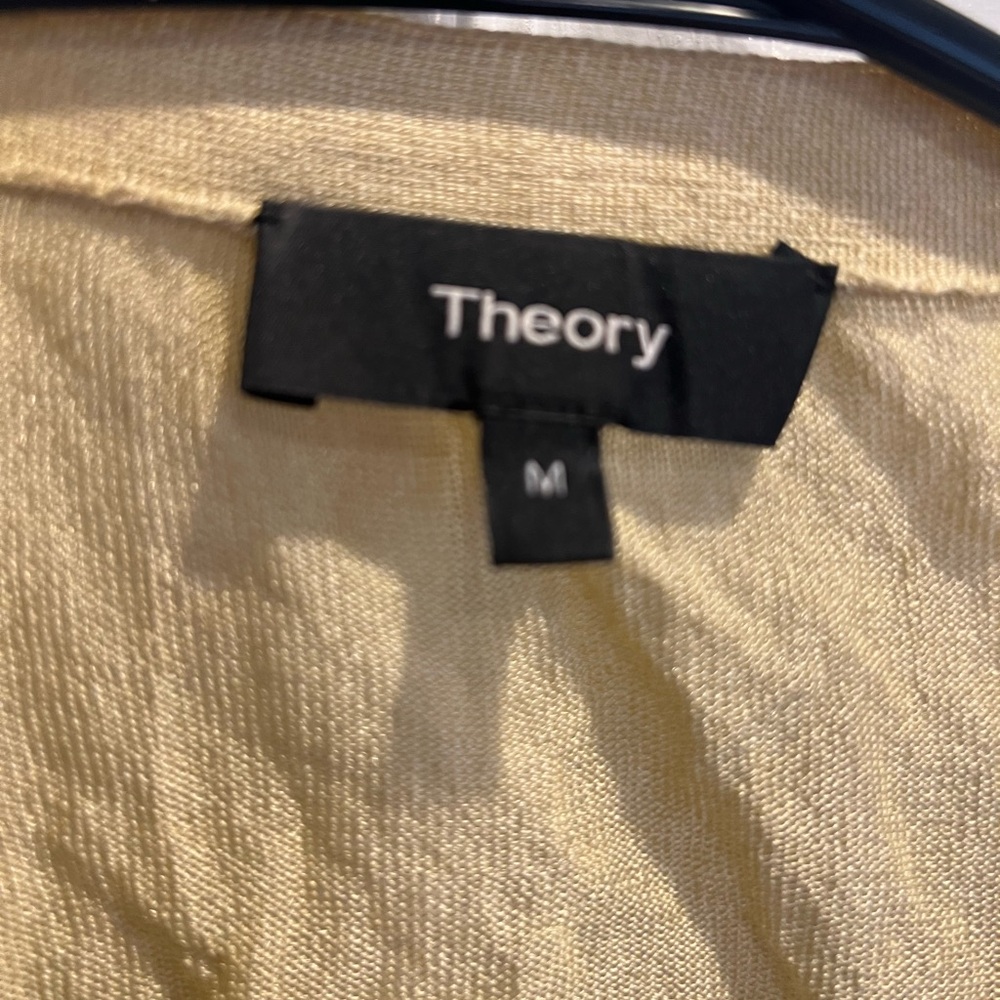 Theory Yellow Cardigan - Picture 2 of 10